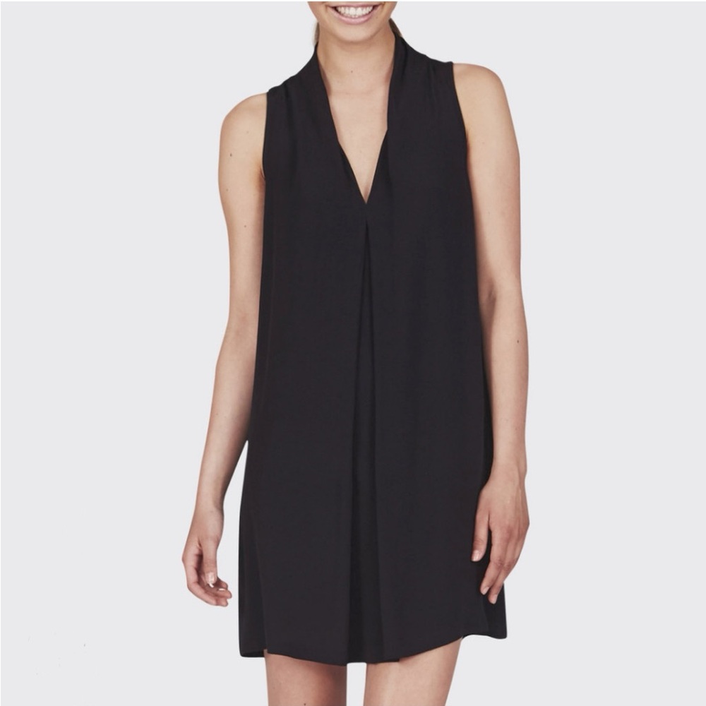 Minimum Black Eda V-Neck Dress